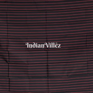 Maroon & Black Contemporary Soft Odisha Ikat Silk Saree