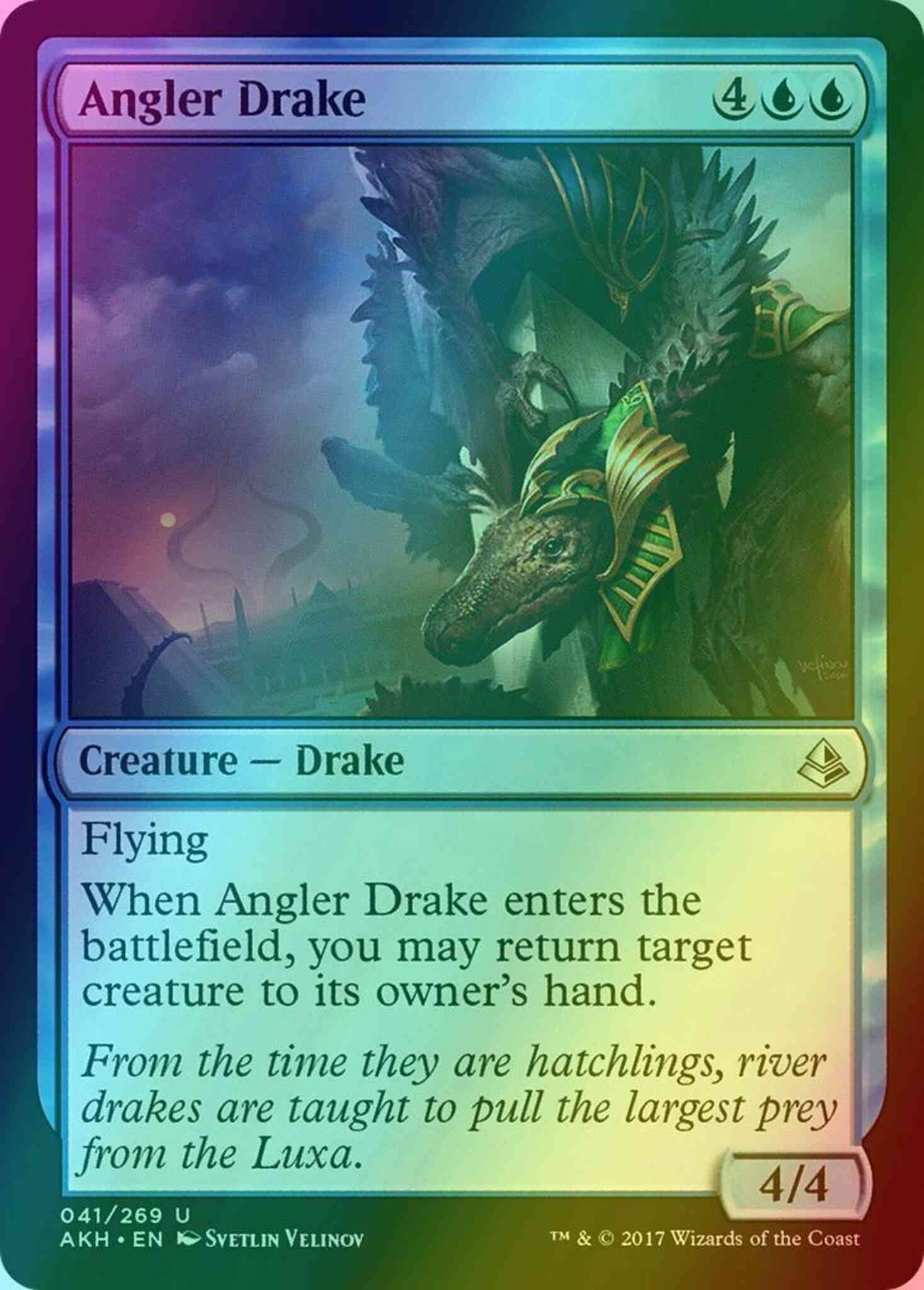 Angler Drake [41] [Amonkhet] [Foil]