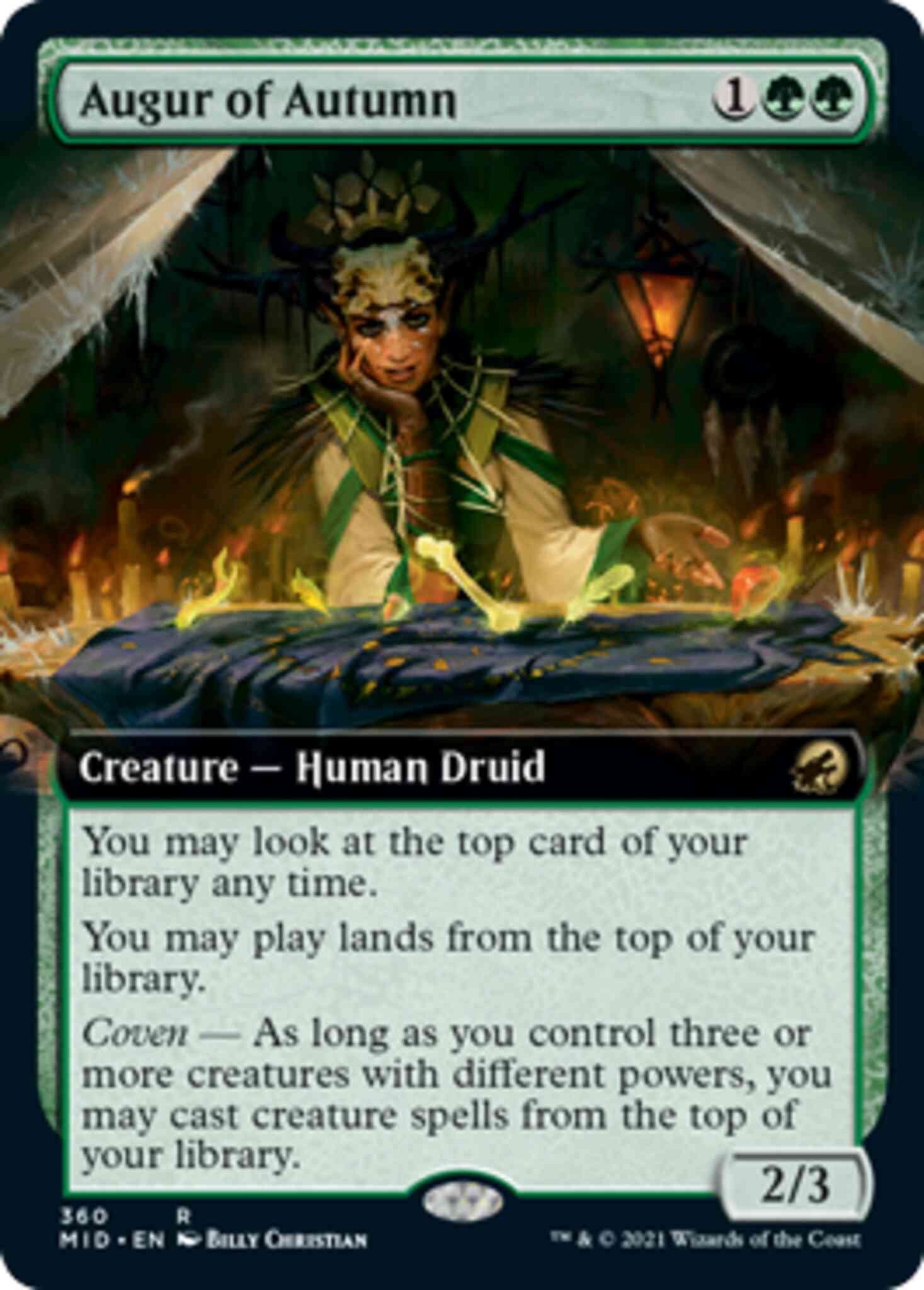Augur of Autumn [360] [Extended Art] [Innistrad: Midnight Hunt] [Non-Foil]