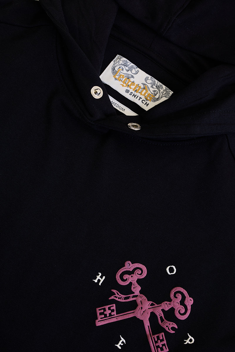 Legends Unchained Black Embroidered Hoodie