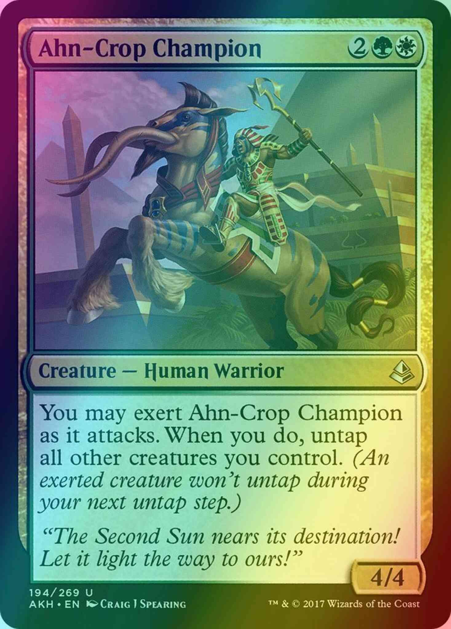 Ahn-Crop Champion [194] [Amonkhet] [Foil]