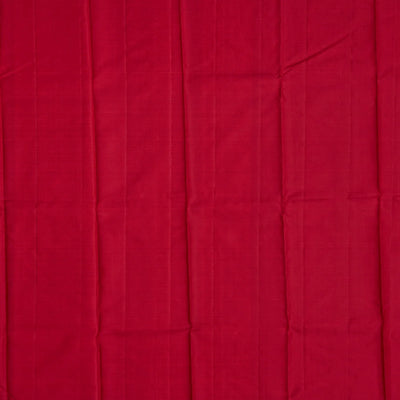 Dusty Pink Handloom Kanchipuram Korvai Silk Saree With Crimson Border