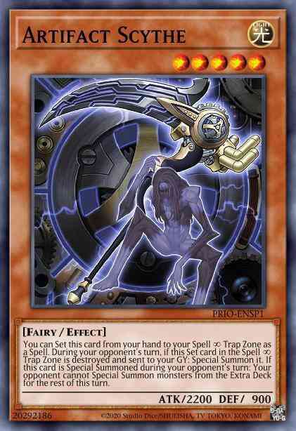 Artifact Scythe - BLHR-EN078 - Ultra Rare - 1st Edition