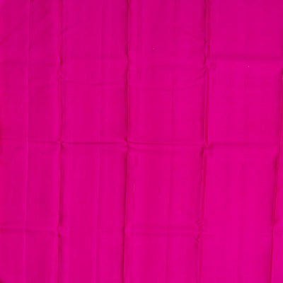 Red Handloom Kanchipuram Silk Saree With Zari Buttas