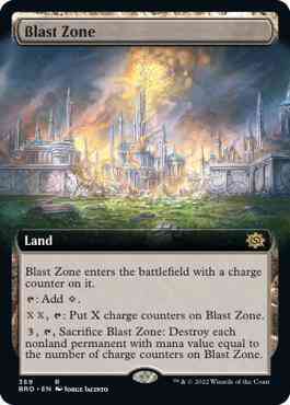 Blast Zone [369] [Extended Art] [The Brothers' War] [Non-Foil]