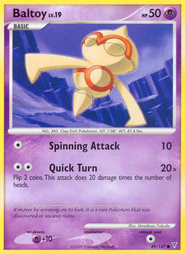 Baltoy - 89/147 - Common [pl3-89] [Non-Holo]