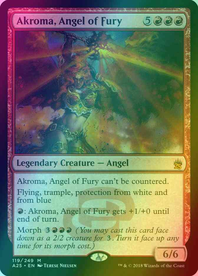 Akroma, Angel of Fury [119] [Masters 25] [Foil]