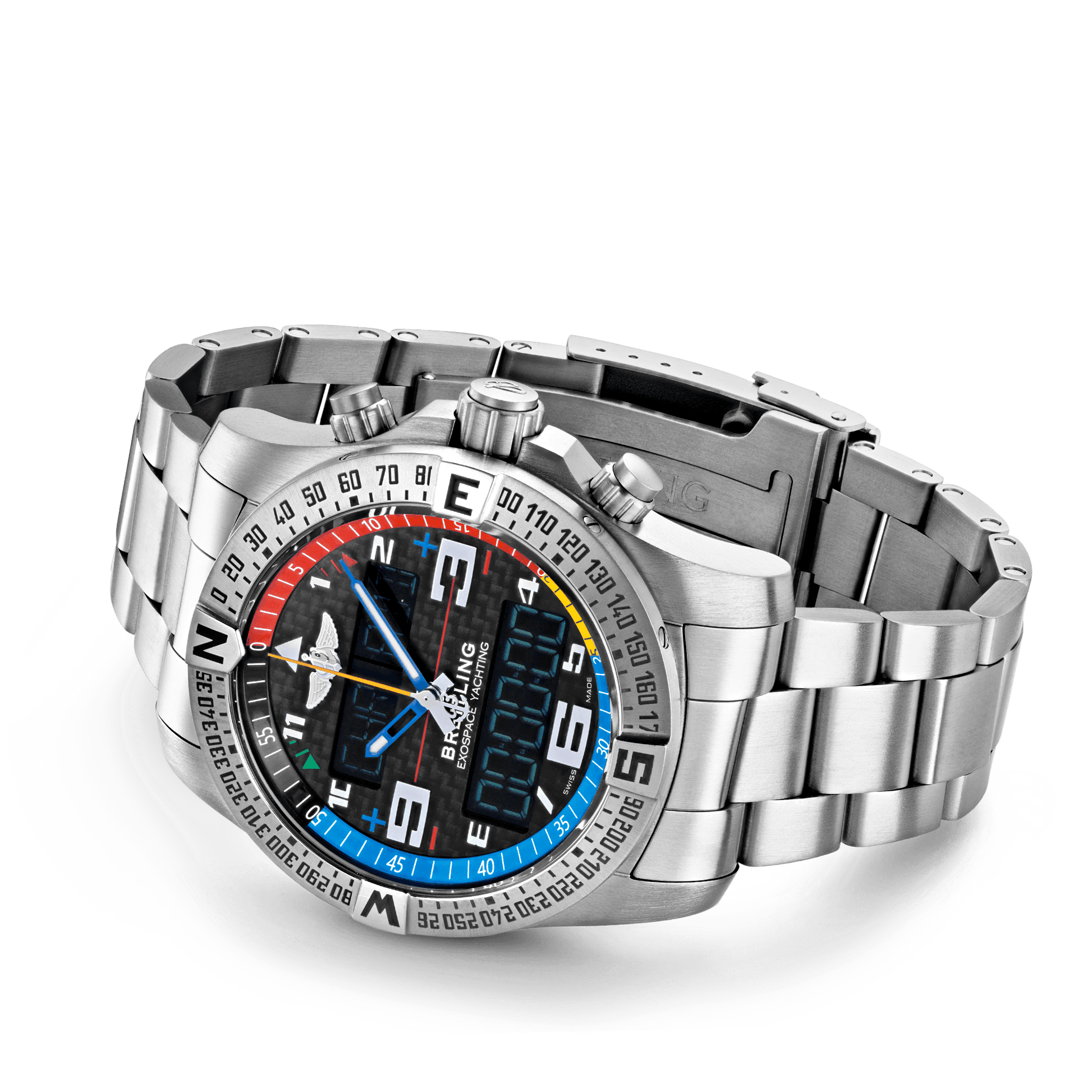 Breitling Exospace B55 Yachting Titanium Black Dial Men 46mm