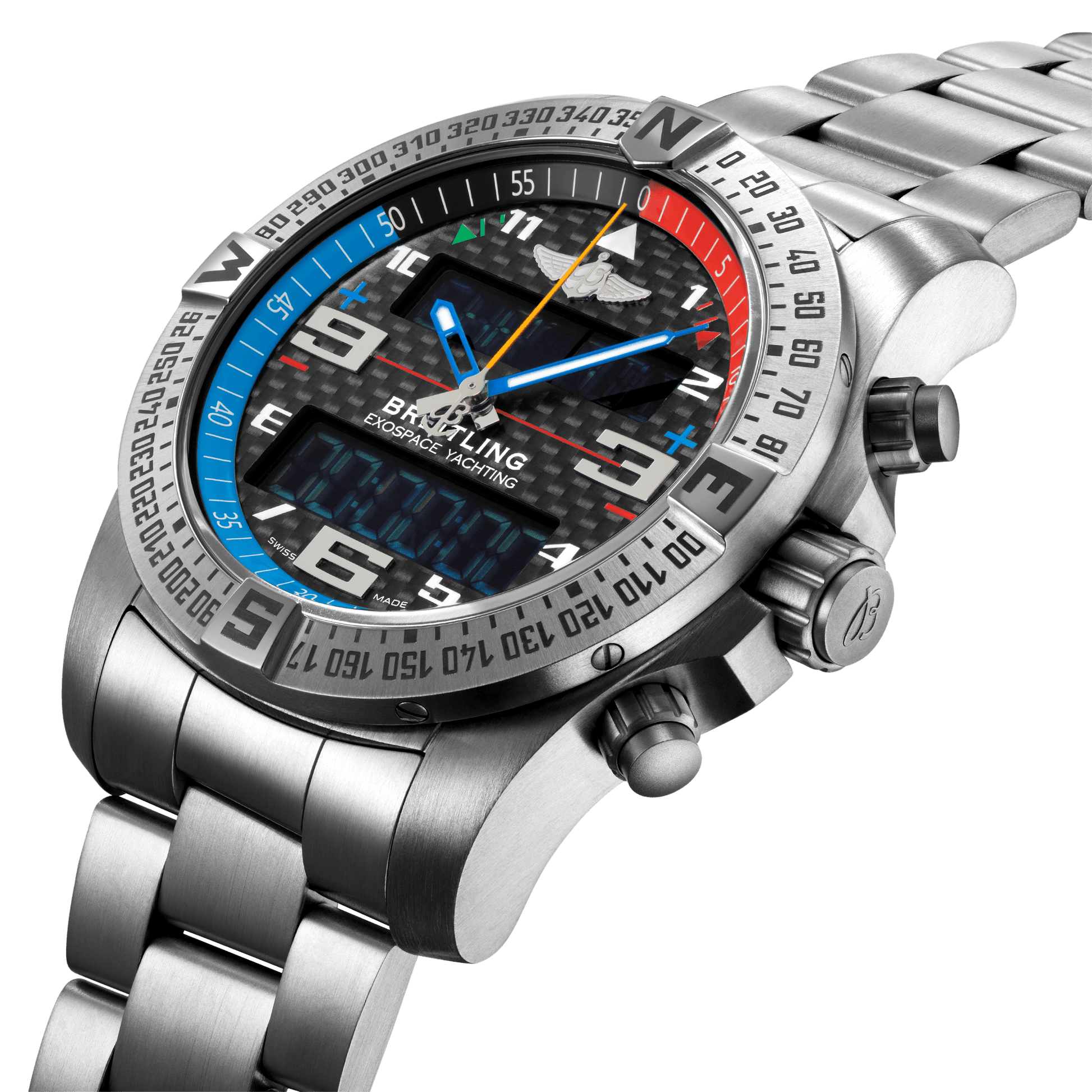 Breitling Exospace B55 Yachting Titanium Black Dial Men 46mm