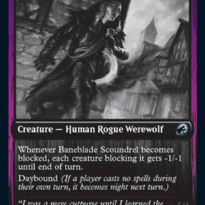 Baneblade Scoundrel // Baneclaw Marauder [85] [Innistrad: Double Feature] [Non-Foil]