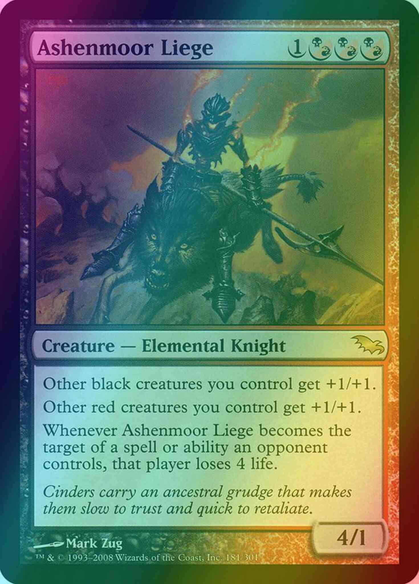 Ashenmoor Liege [181] [Shadowmoor] [Foil]