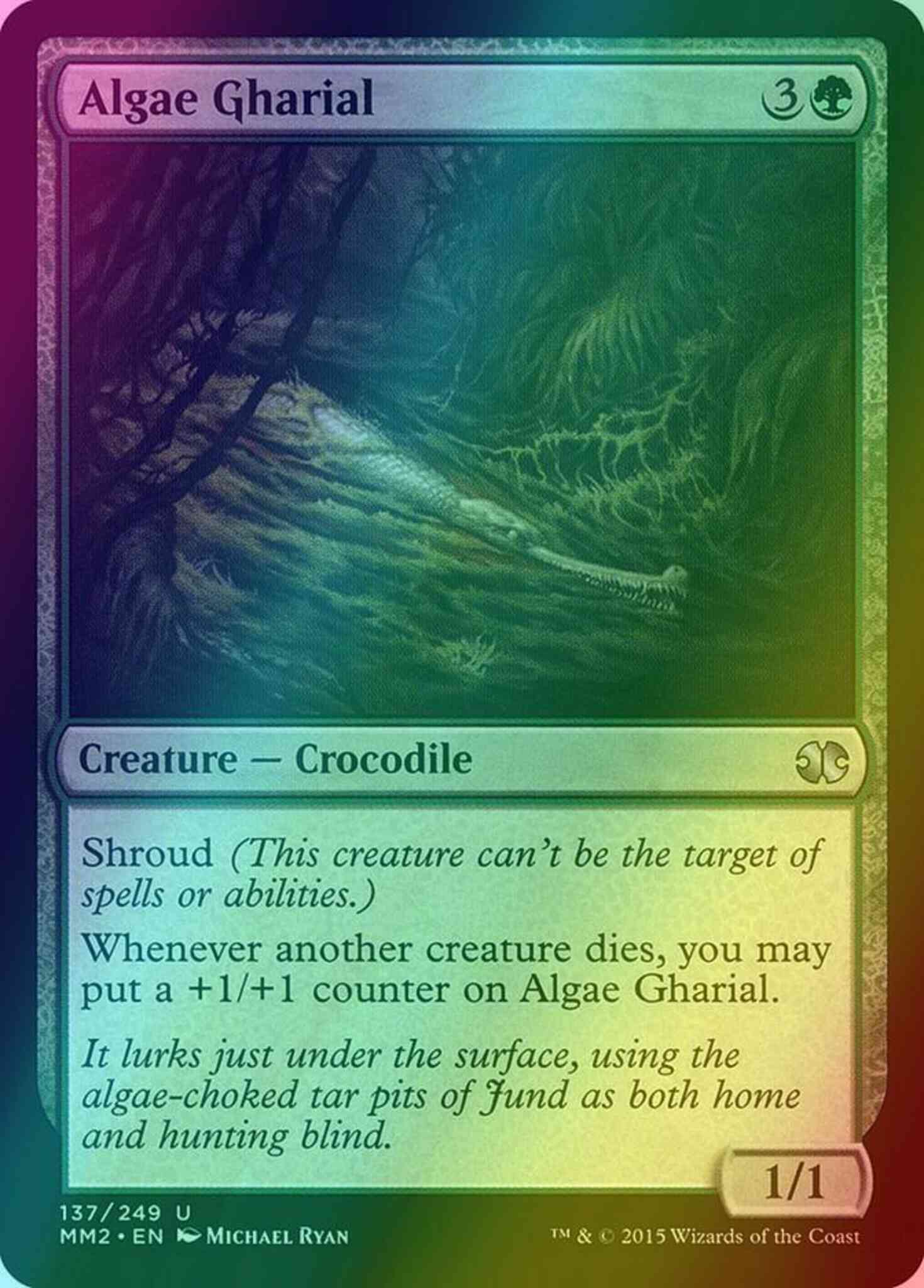 Algae Gharial [137] [Modern Masters 2015] [Foil]