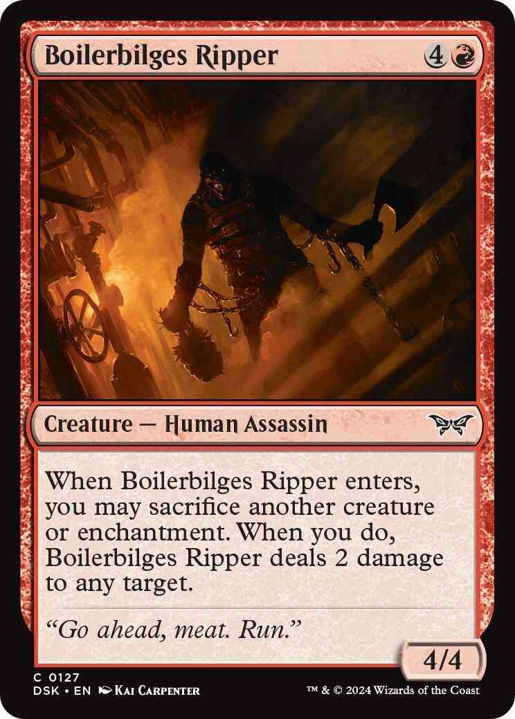 Boilerbilges Ripper [127] [Duskmourn: House of Horror] [Non-Foil]