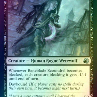 Baneblade Scoundrel // Baneclaw Marauder [85] [Innistrad: Midnight Hunt] [Foil]