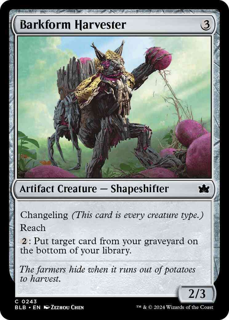 Barkform Harvester [243] [Bloomburrow] [Non-Foil]