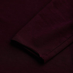 Maroon Stretch Full Sleeve T-Shirt