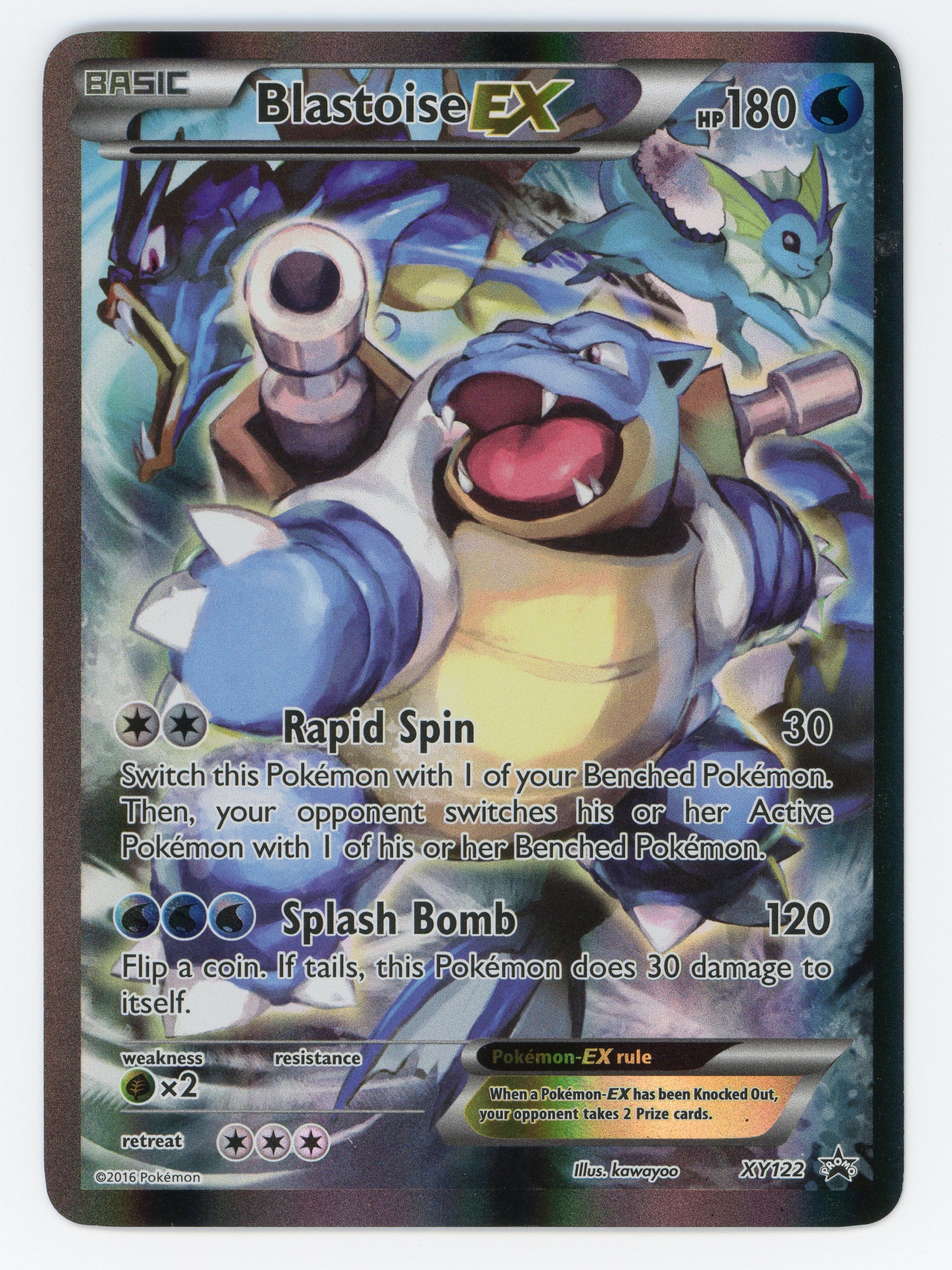 Blastoise-EX - XY122 - Promo - Ultra Rare - Scan 15454