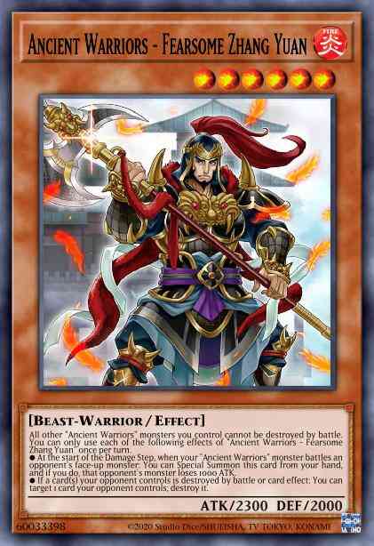 Ancient Warriors - Fearsome Zhang Yuan - ETCO-EN021 - Common - 1st Edition