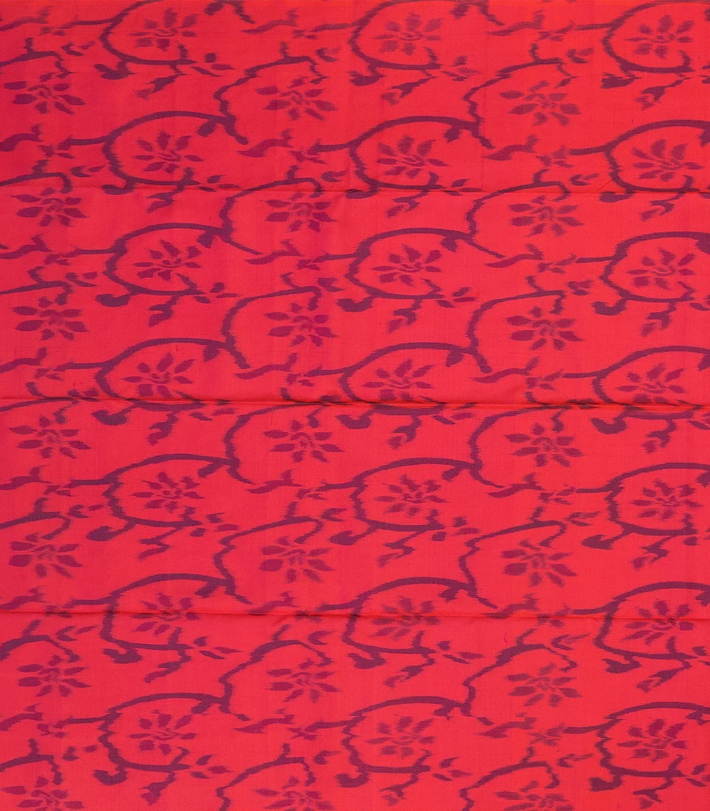 Dark Green Handloom Soft Silk Saree With Butta & Red Border-Dark Green