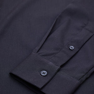 Black Slim Fit Stretch Shirt