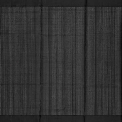 Hot Pink Handloom Soft Silk Saree With Stripes & Contrast Border