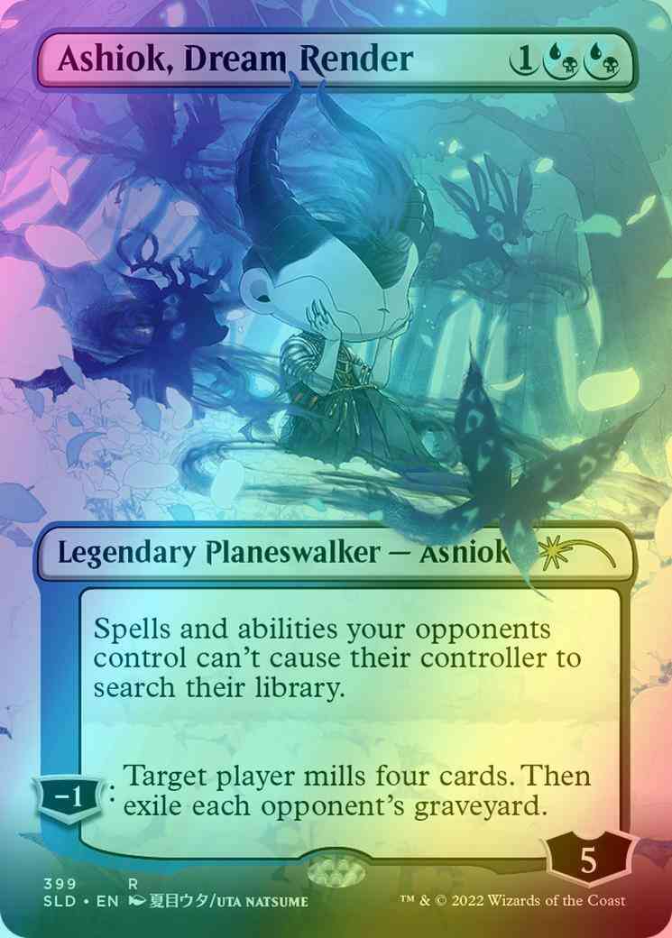 Ashiok, Dream Render [0399] [Borderless] [Li’l Walkers] [Secret Lair Drop] [Foil]