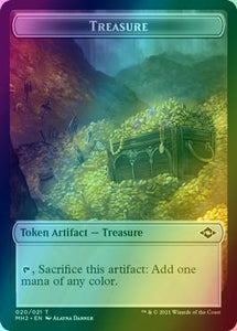 Beast Token (09) // Treasure Token (20) [Modern Horizons 2 Tokens] [Foil]