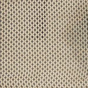 Turquoise Handloom Kalamkari Cotton Saree With Printed Chevron Motifs