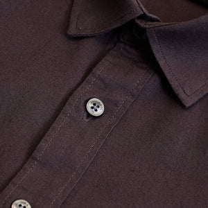 Dark Brown Slim Fit Shirt