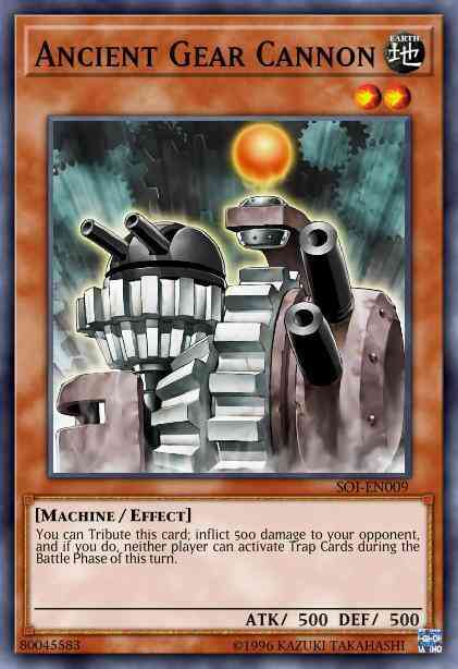 Ancient Gear Cannon - SOI-EN009 - Common - 1st Edition