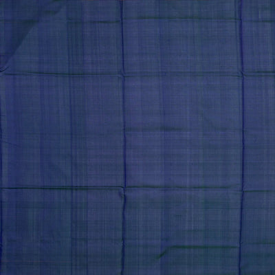 Orange Handloom Uppada Silk Saree With Floral Buttas & Navy Pallu