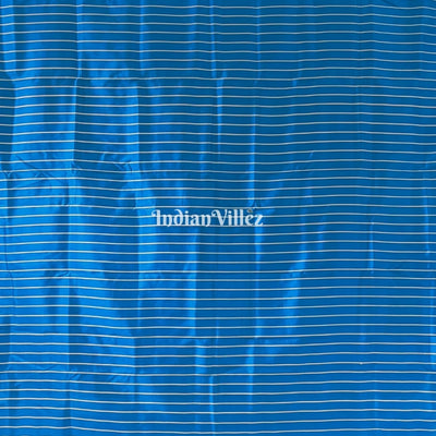 Black Copper Sulfate Dolphin Design Designer Contemporary Silk Saree