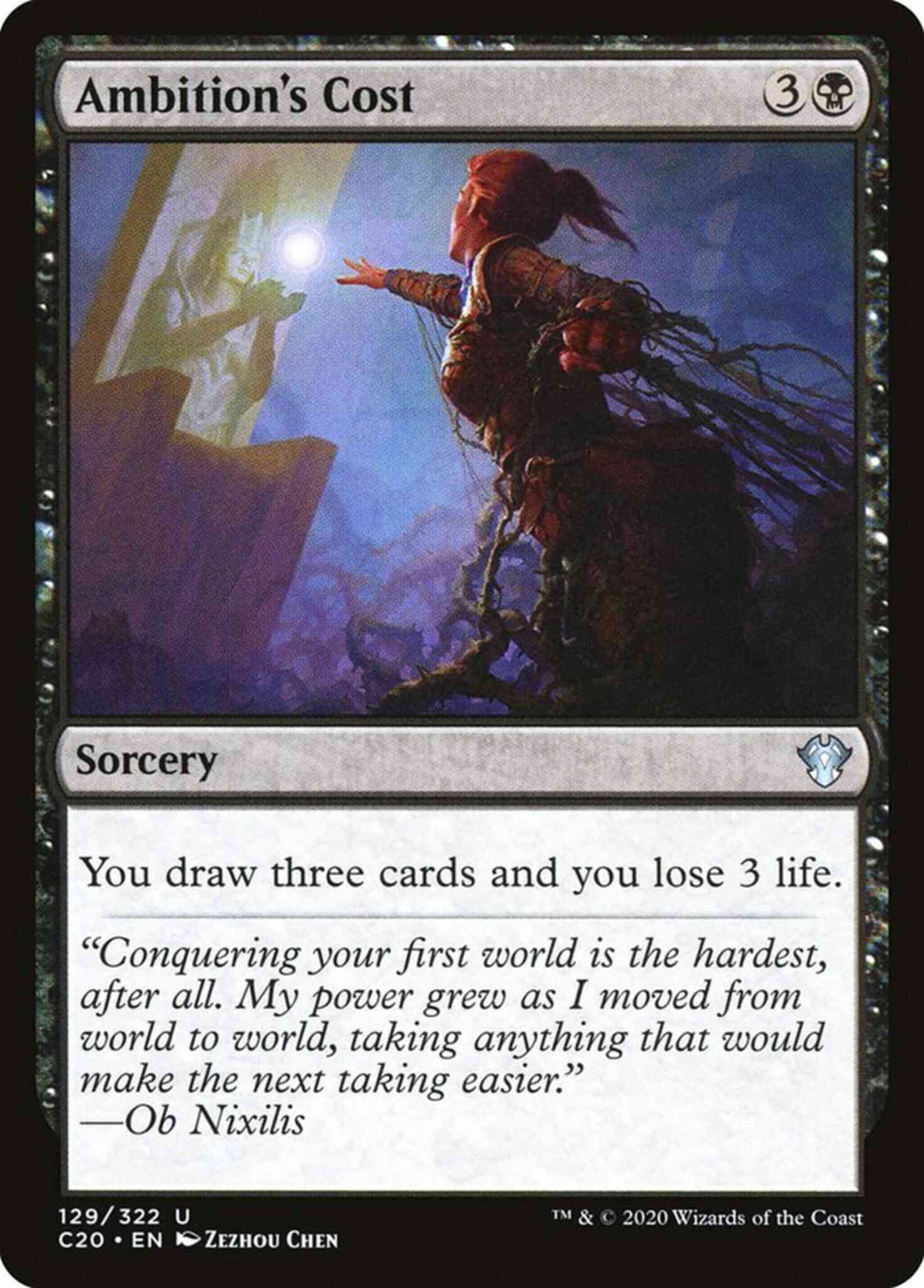 Ambition's Cost [129] [Commander 2020] [Non-Foil]