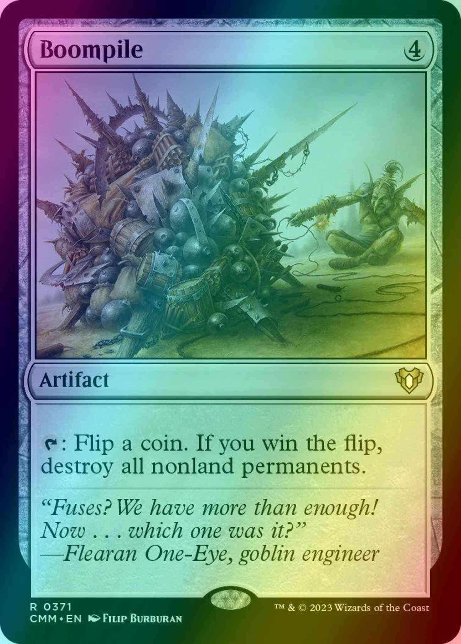 Boompile [371] [Commander Masters] [Foil]