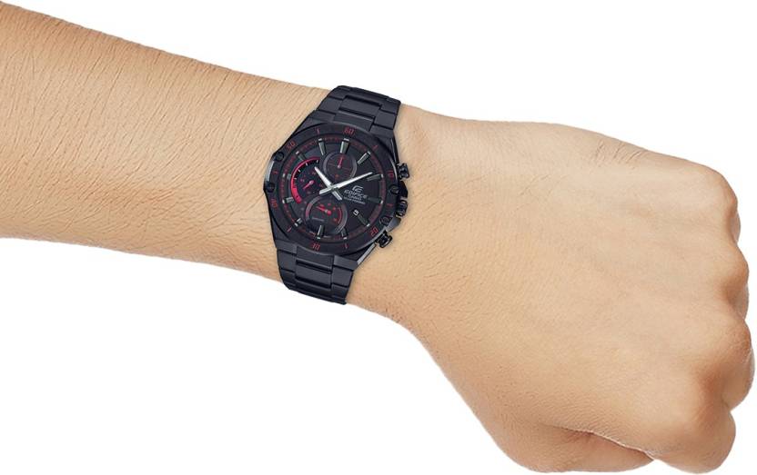 Casio Edifice  Black Dial Men 45.4mm