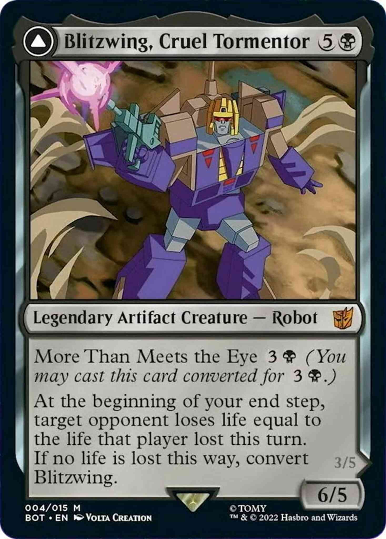 Blitzwing, Cruel Tormentor // Blitzwing, Adaptive Assailant [4] [Universes Beyond: Transformers] [Non-Foil]