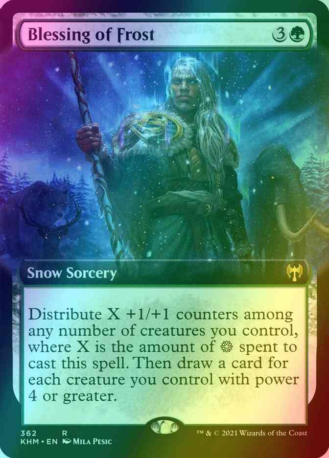 Blessing of Frost [362] [Extended Art] [Kaldheim] [Foil]