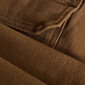 Brown Slim Fit Cargo Jeans