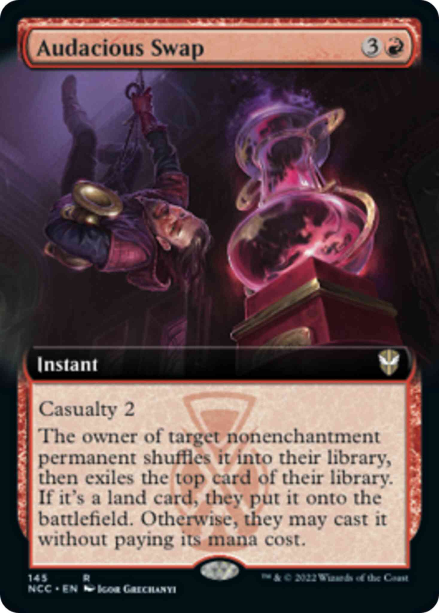 Audacious Swap [145] [Extended Art] [Streets of New Capenna: Commander] [Non-Foil]