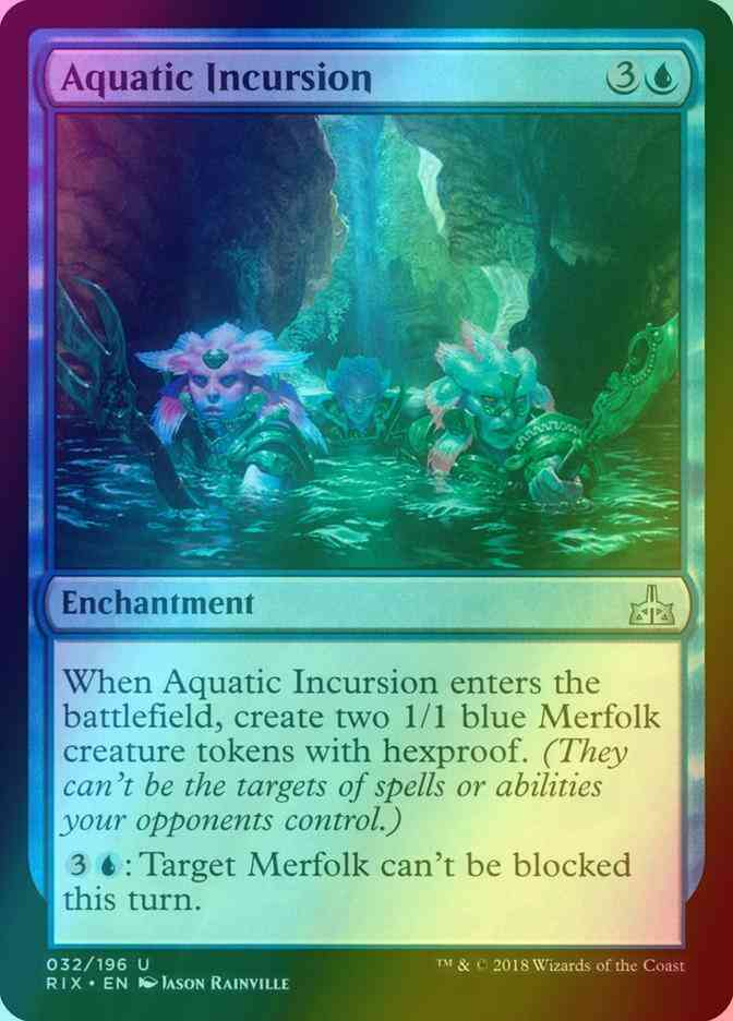 Aquatic Incursion [32] [Rivals of Ixalan] [Foil]
