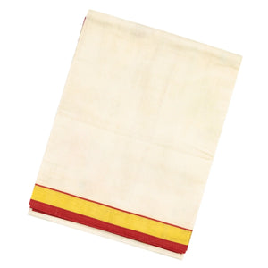 Off White Handloom Venkatagiri Cotton Saree With Jamdani Parrot Meenakari Motifs