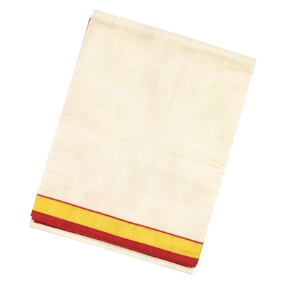 Off White Handloom Venkatagiri Cotton Saree With Jamdani Parrot Meenakari Motifs