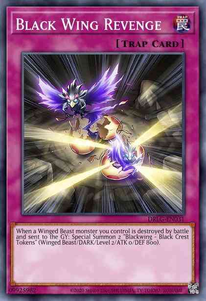 Black Wing Revenge - DRLG-EN031 - Super Rare - Unlimited