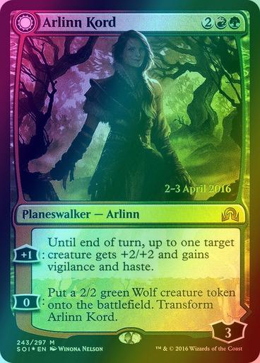 Arlinn Kord // Arlinn, Embraced by the Moon [243s] [Shadows over Innistrad Promos] [Foil]