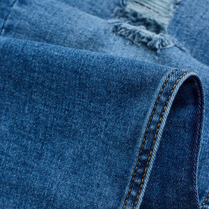 Blue Distressed Skinny Fit Jeans