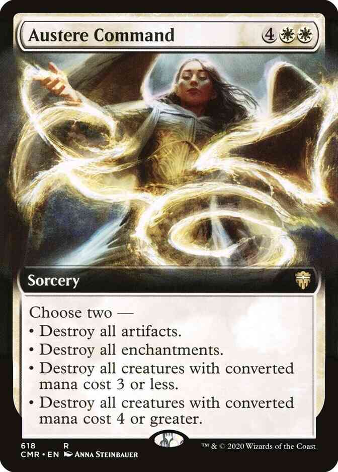 Austere Command [618] [Extended Art] [Commander Legends] [Non-Foil]