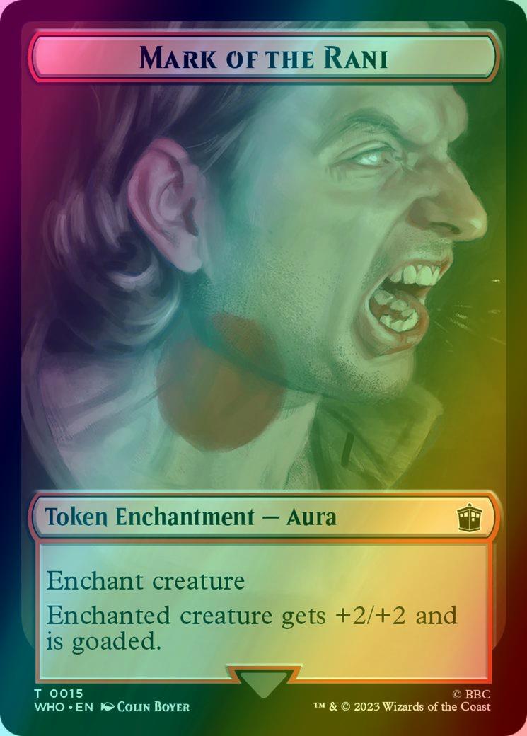 Alien Token (02) // Mark of the Rani Token (15) [Universes Beyond: Doctor Who: Tokens] [Foil]