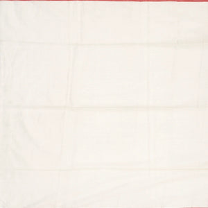 Off White Handloom Bengal Cotton Saree And Floral Buttas