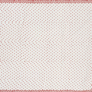 Red Woven Jaipur Cotton Saree Printed And White Floral Motifs