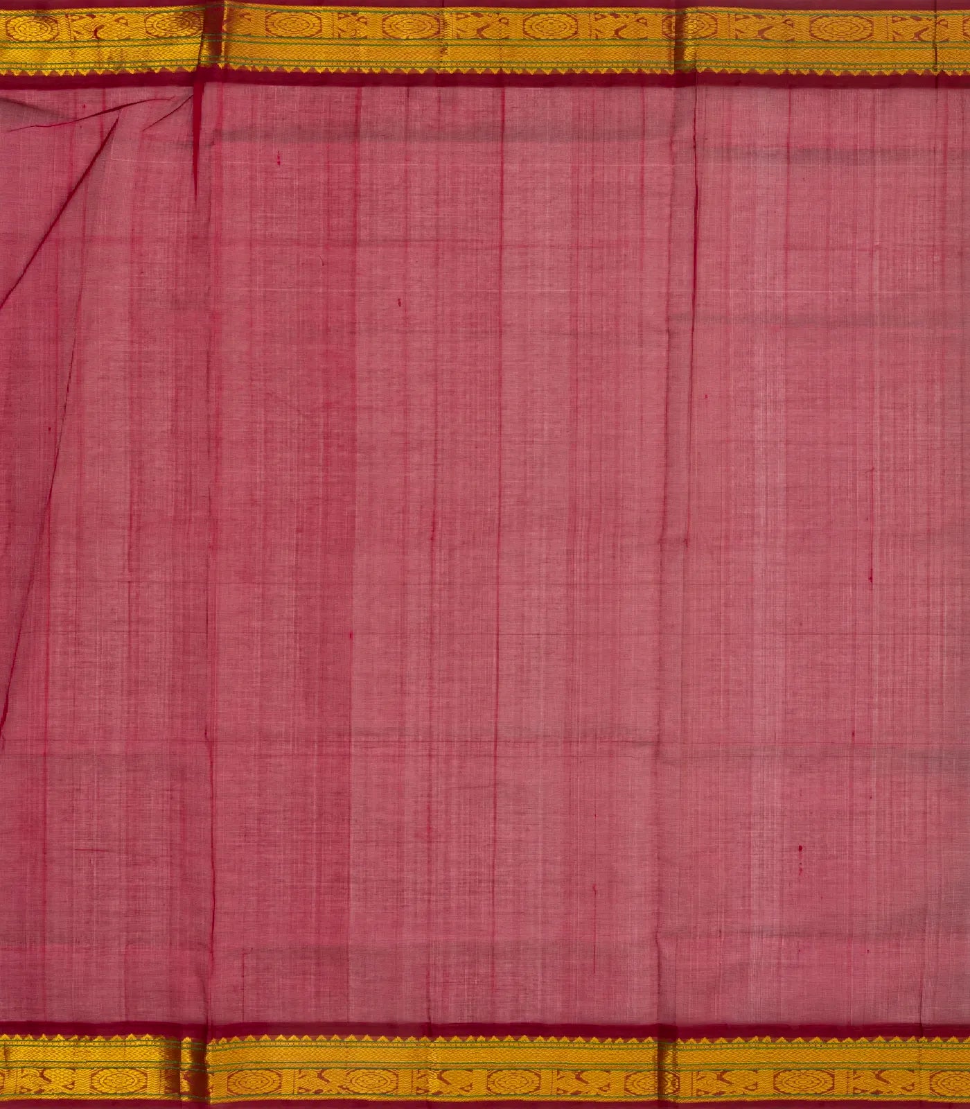 Light Green Handloom Silk Cotton Saree With Checks